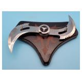 Fighting Weapon with Wall Holder