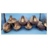 7 Plastic Duck Decoys Mallard Hen Drake Hunting Ma