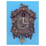 Antique Miniature Cuckoo Clock Lux Clock Mfg Co