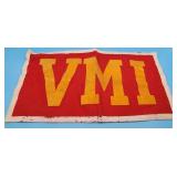 VMI Felt Band Flag or Pennant Virginia Military In