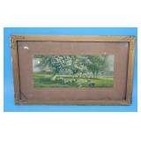1908 Atkinson Fox Animal Series Pasture Print Shee