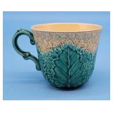 Antique Wedgwood Majolica Cauliflower Ware Tea Cup
