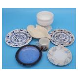 2 Meakin Blue Onion Nordic Plates Dutch Childs Mug