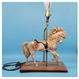 Ceramic Carousel Horse Table Lamp Albertas Molds
