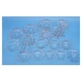 Glass Chandelier Wax Catchers Bobeche Crystal Pris