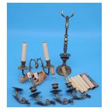 Mixed Lot Lamp Parts & Pieces, Lamp Base