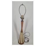 Mid Century Mod Wooden Lamp Base