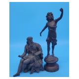 Le Bacchus Bronze Sculpture Statue, Bronze Seated
