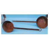 Primitive Copper Dippers or Ladles (2)