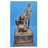 Booker T. Washington Lifting The Veil Molded Resin