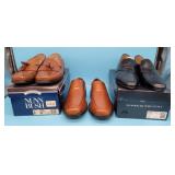 3 Pairs Mens Shoes Size 8 Nunn Bush Girogio Brutin