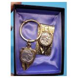 Replica Buffalo Nickel Money Clip & Key Chain