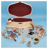 Ladies Costume Jewelry Watches, Rings + In Box