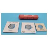 (3) Steel Pennies 1943, (2) 1943P (1) 1943D with r