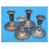 Frank M. Whiting Sterling Weighted Candle Stick Ho