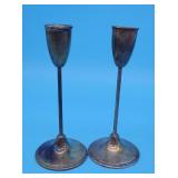 Empire Sterling Weighted Tall Candlestick Holders