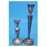 Crown Sterling Weighted Candle Stick Holder +1