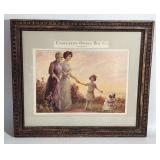 Framed Consolidated Dressed Beef Co. Print -