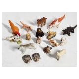 Ceramic Animal Figurines Lot - Miniature