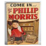 Philip Morris Tobacco Advertising Sign - Vintage