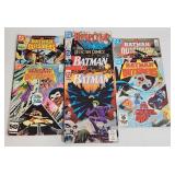 (7) DC Comic Book Lot - Batman, Detective Comics,
