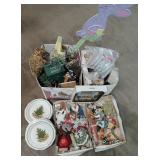 Large Lot of Holiday Decoration - 4 Boxes of