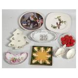 Decorative Plates & Bowls - Mixed Lot Dresden