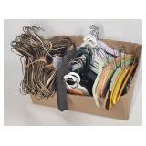 Vintage Hangers Lot - Wooden, Wire, Other -