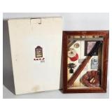 Baseball Shadow Box w/Accessories in Original Box
