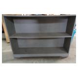 Painted Wood Bookcase 2 Shelf