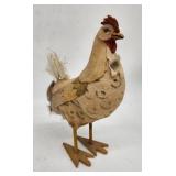 Folk Art Antique Chicken - Marked on Base