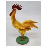 Chenille Rooster Figurine - Vintage Folk Art