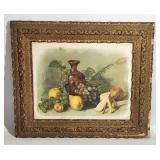 J.R. Smith Still Life Painting - Framed Fruit &