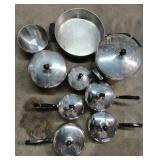 Farberware 10/10 Stainless Steel Cookware Lot - 9