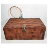 Vintage Wooden Storage Trunk - USMCWR Dorothy