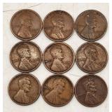 1916-1918 Lincoln Wheat Cent Penny Lot - US Coins