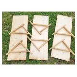 IKEA TRYGGVE Shelves with Brackets, 32"x11" (Set