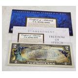 Freedom of Speech $2 Bill - Merrick Mint 1st