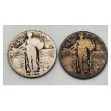 Standing Liberty Quarter Lot - 1925 & 1927