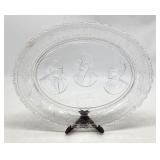 Presidents Glass Plate - Washington, Lincoln,