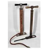 Vintage Tire Pumps - Copper & Brass Unbreakable