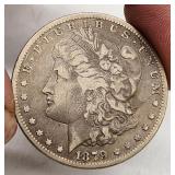 1879 Silver Morgan Dollar - "E Pluribus Unum"