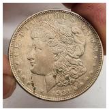 1921 Morgan Silver Dollar - United States Coin