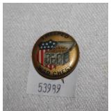 Vintage I Helped War Chest Patriotic Shield Design