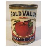 Decorative General Store Tins - Gold Value Brand F