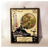 Advertising Thermometer York Sanitary Family Laund