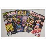 1978 Starforce Magazine, 1991 Starlog, 1994 Sci-Fi