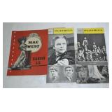 5 Vintage Broadway Programs Mae West Diamond Lil P
