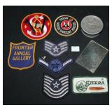 Lot Patches Sierra Plus, Collapsible Metal Cup & 2