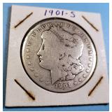 1901-S Morgan Silver Dollar